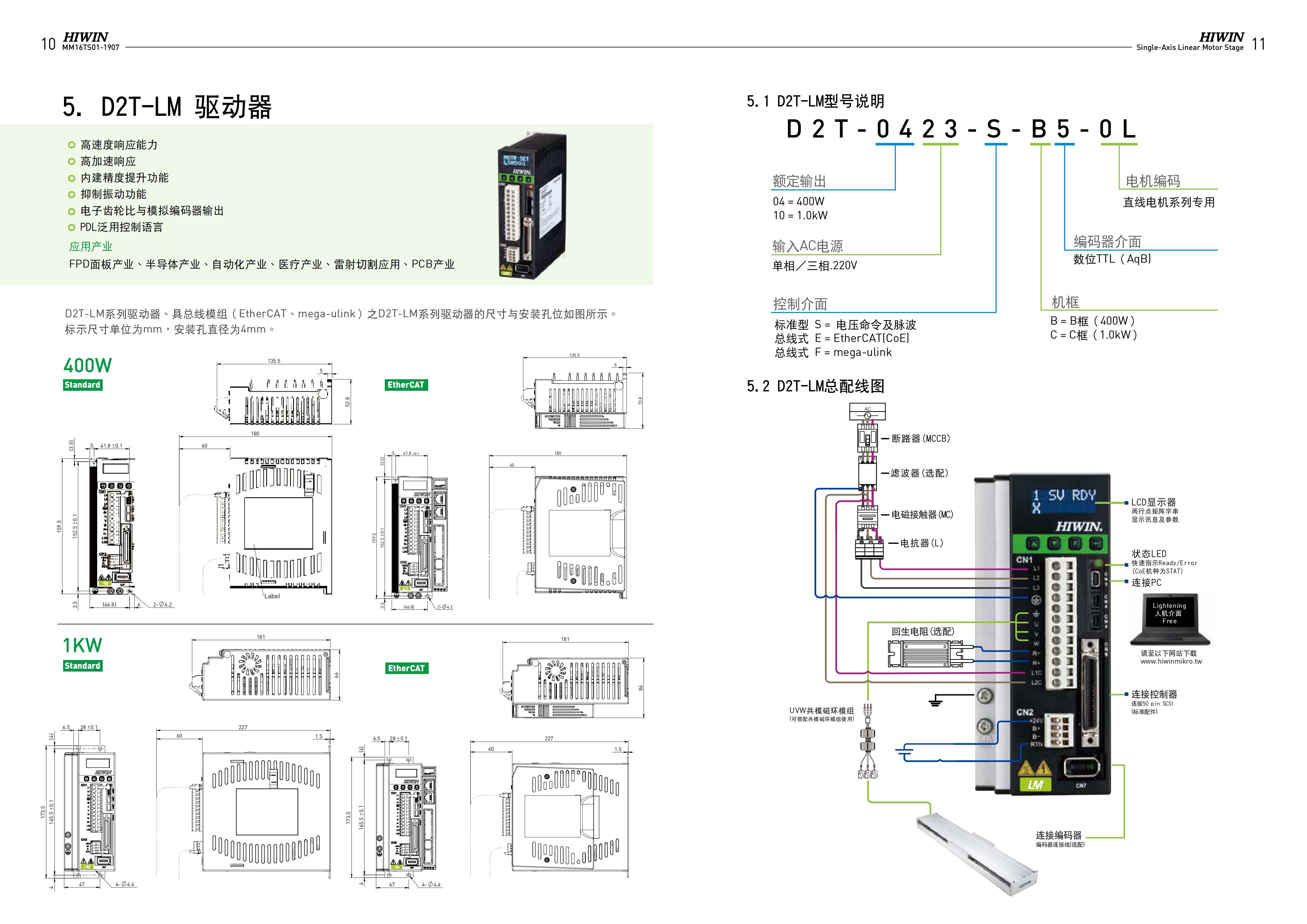 標(biāo)準(zhǔn)SSA-18C100上銀直線電機(jī)單軸定位平臺(tái)